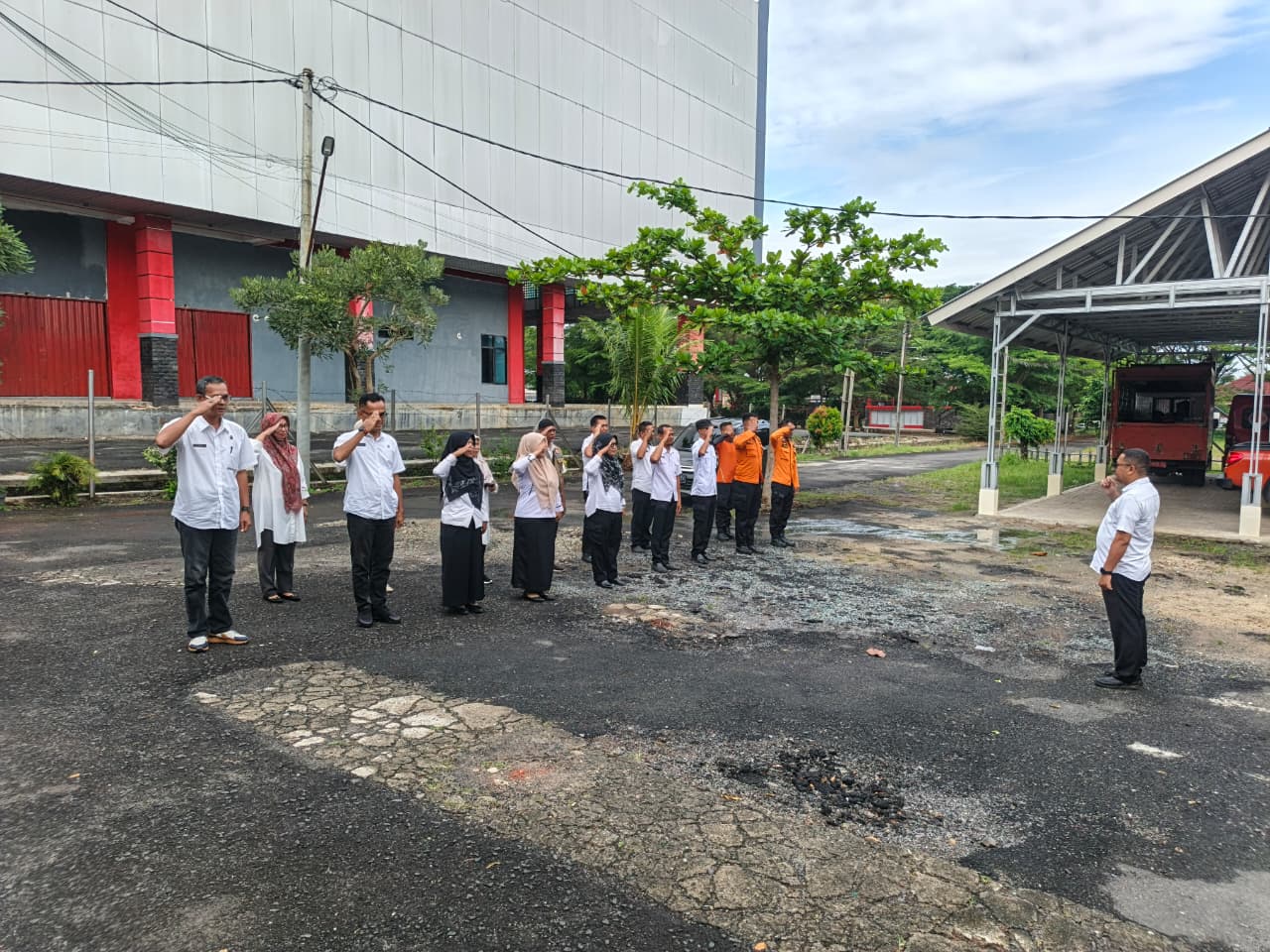 BPBD Lampung Selatan Gelar Apel Mingguan, Perkuat Koordinasi dan Kesiapsiagaan Jelang Puncak Musim Hujan